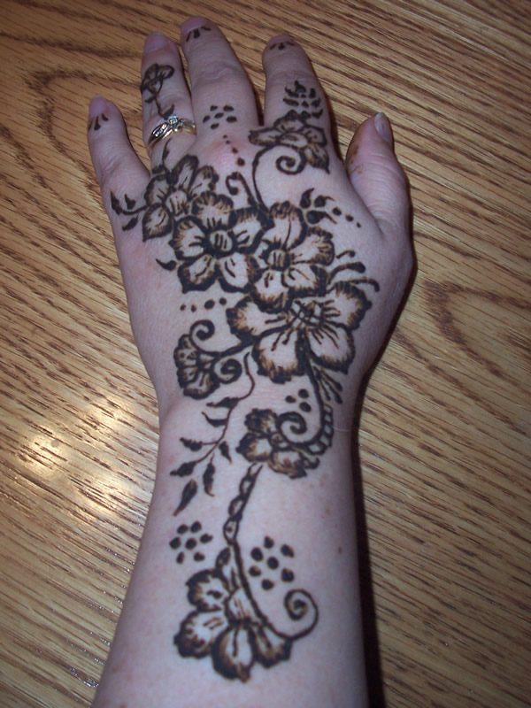 Henna Butterfly on Hand