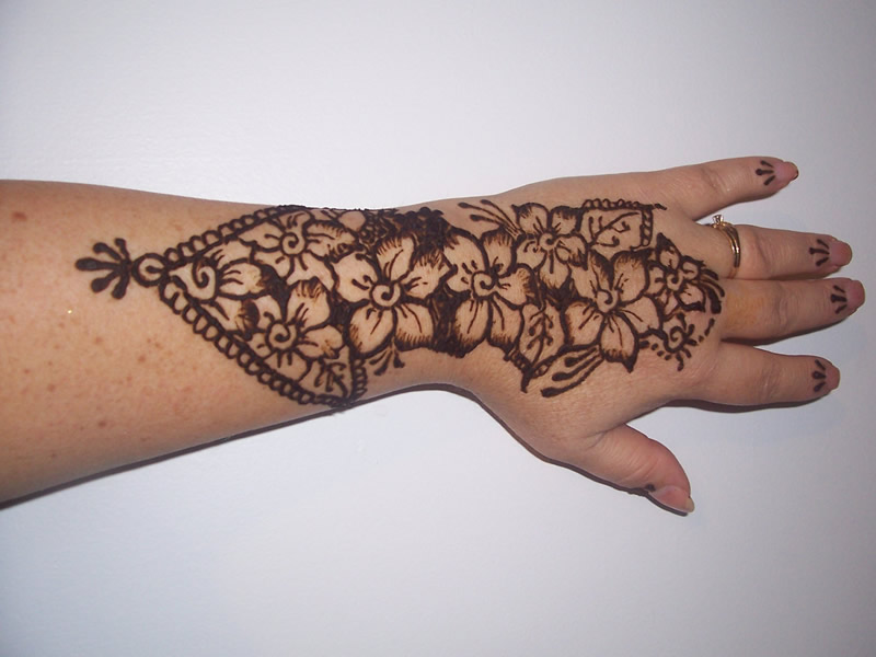 Henna Bird on Arm